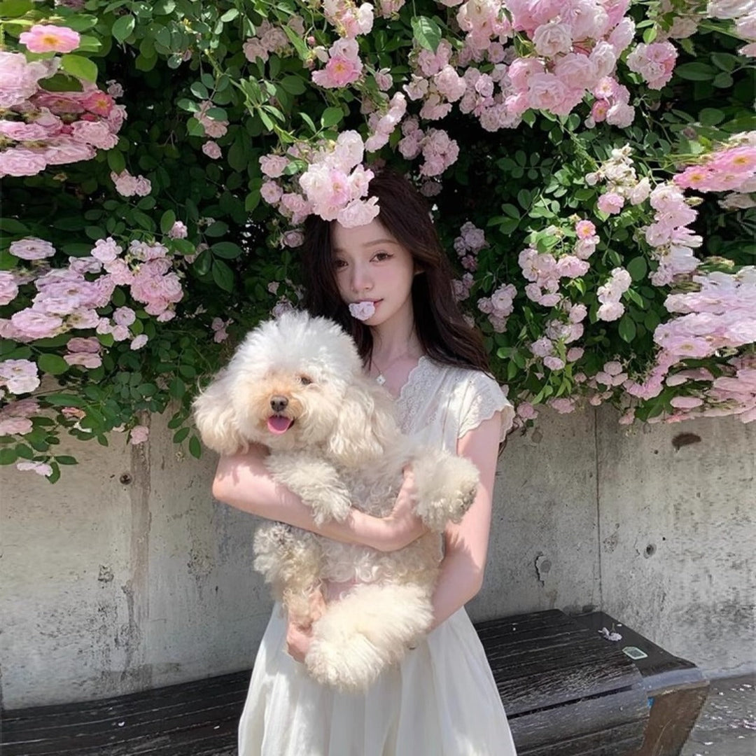 V ネックロングワンピース ワンピース — Reina Tokyo