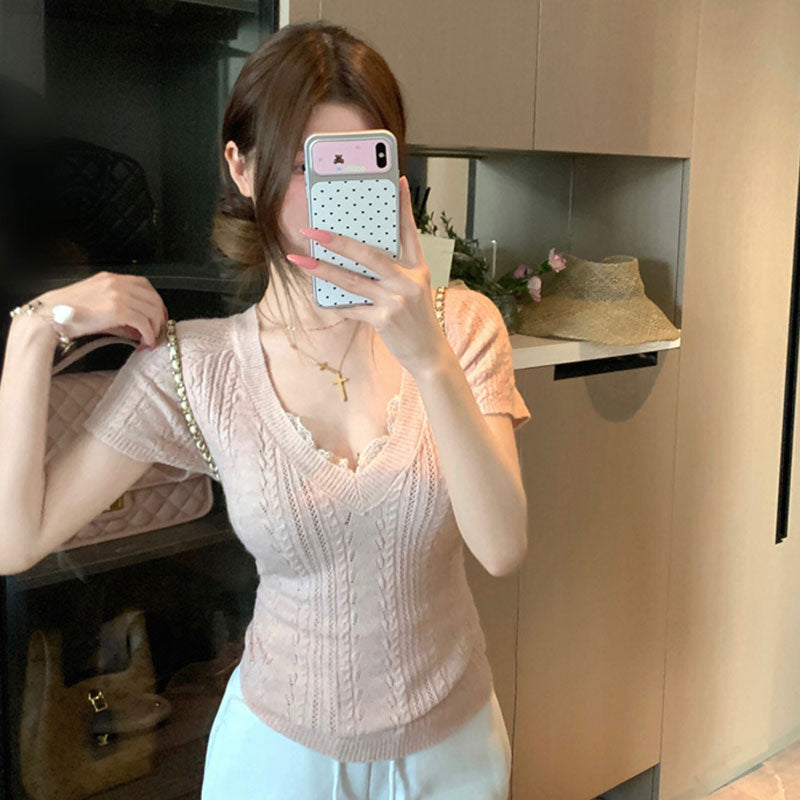 V トップス半袖 トップス — Reina Tokyo