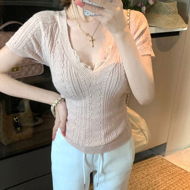 V トップス半袖 トップス — Reina Tokyo