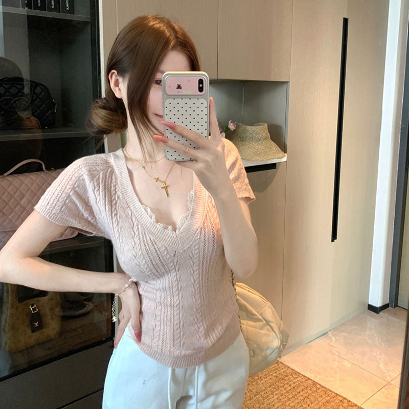 V トップス半袖 トップス — Reina Tokyo