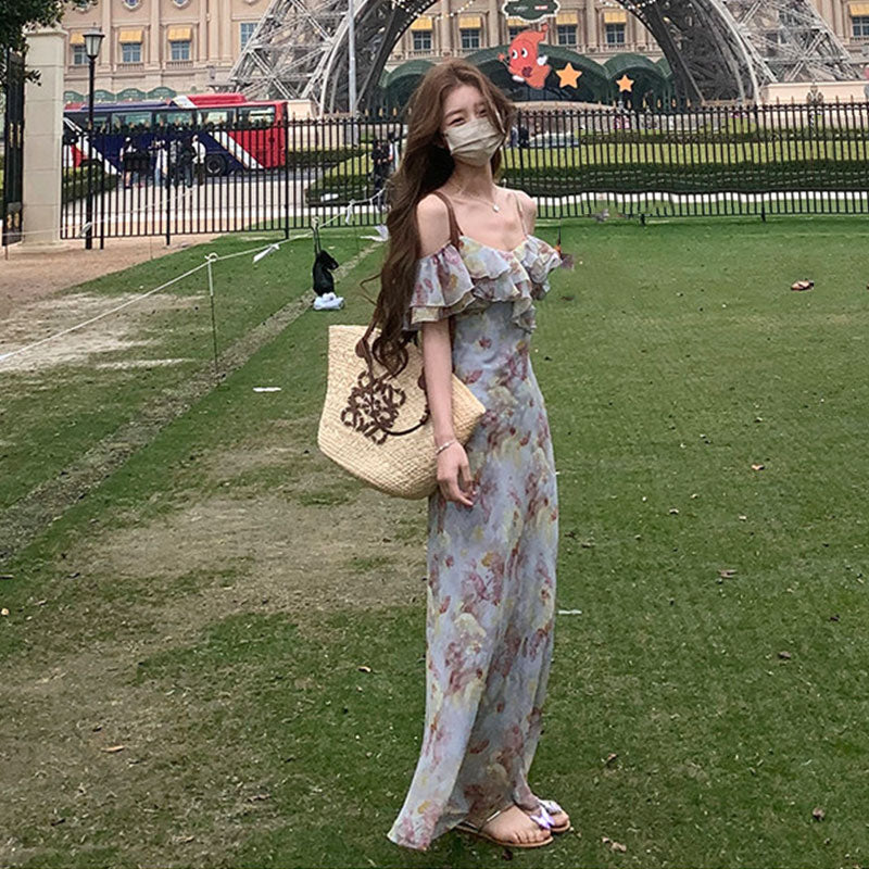 花柄 キャミソールワンピース ワンピース — Reina Tokyo