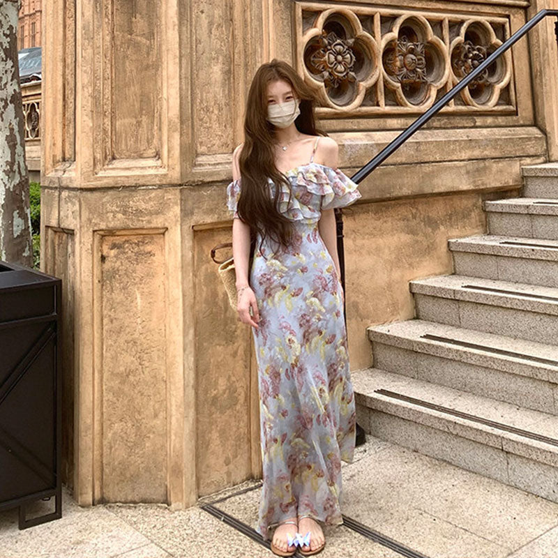 花柄 キャミソールワンピース ワンピース — Reina Tokyo