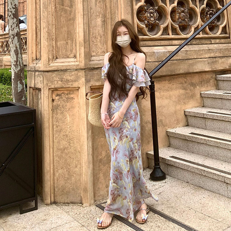花柄 キャミソールワンピース ワンピース — Reina Tokyo