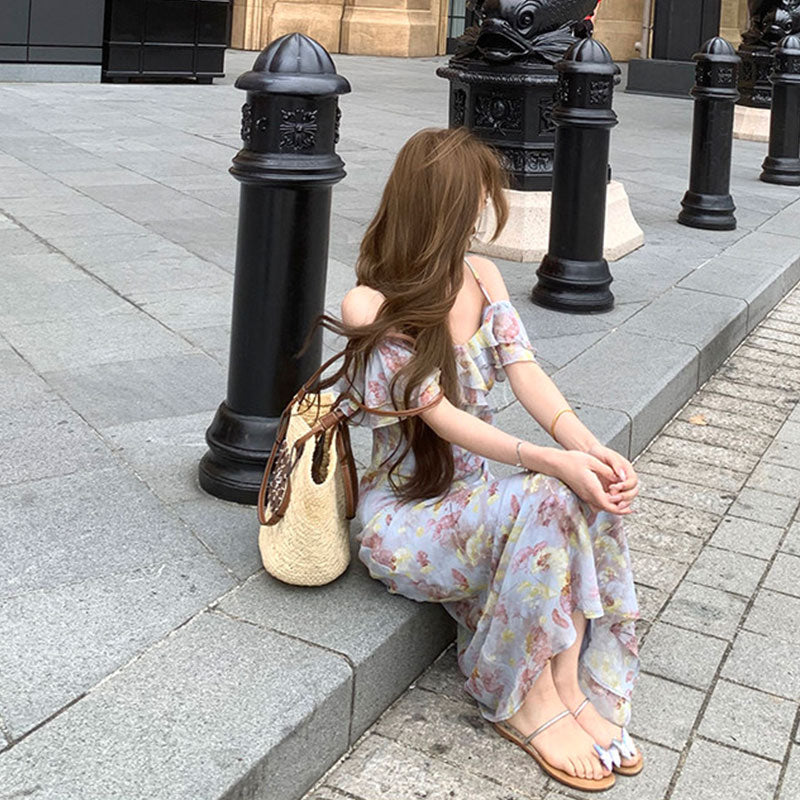 花柄 キャミソールワンピース ワンピース — Reina Tokyo