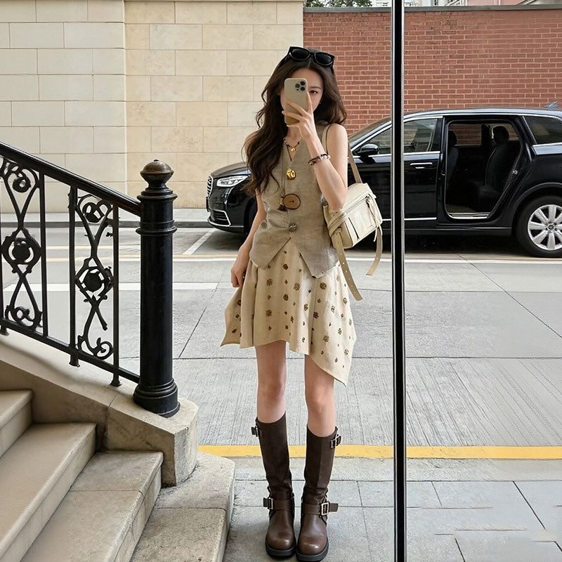 ノースリーブベスト & セットアップ — Reina Tokyo