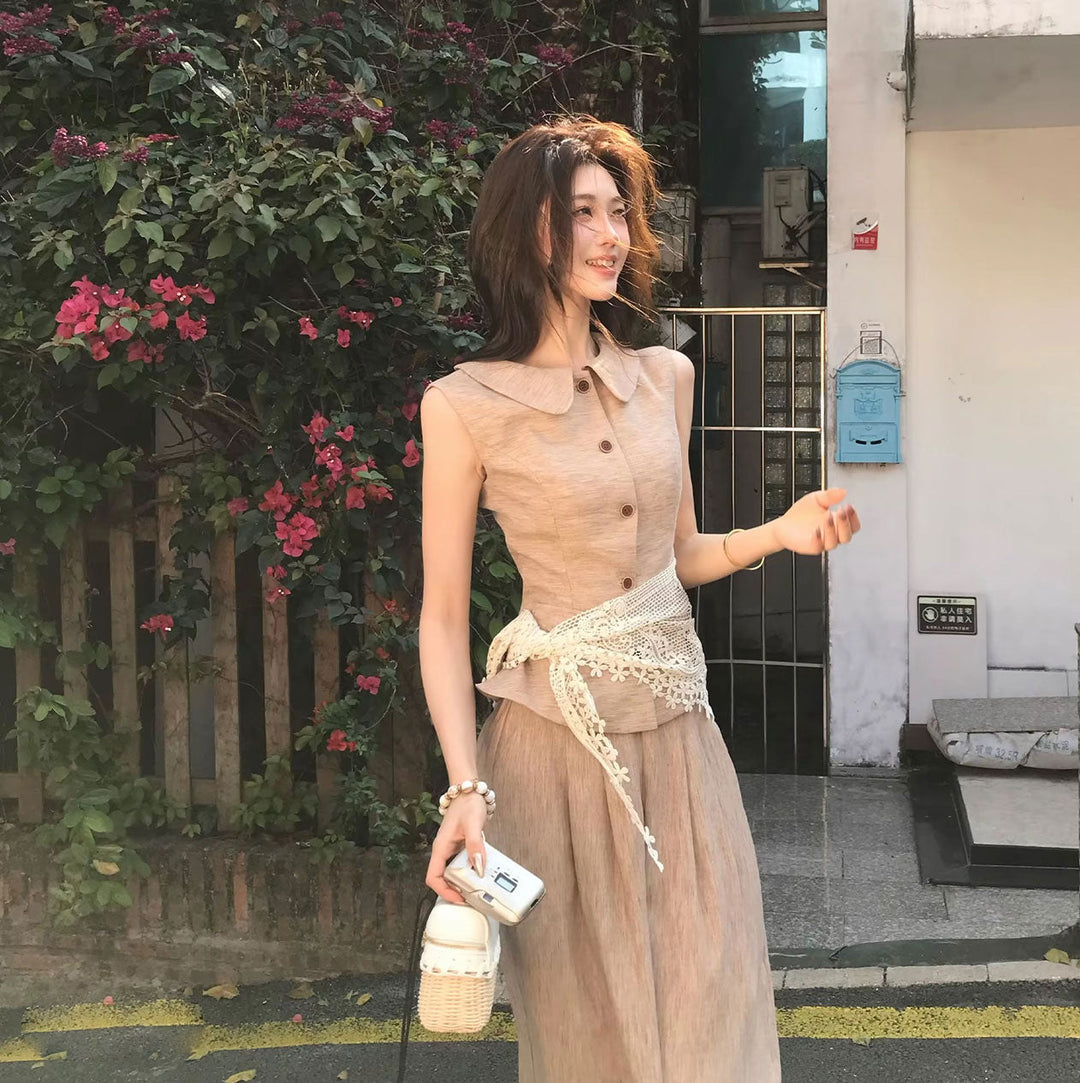 × ワイドパンツ セットアップ — Reina Tokyo