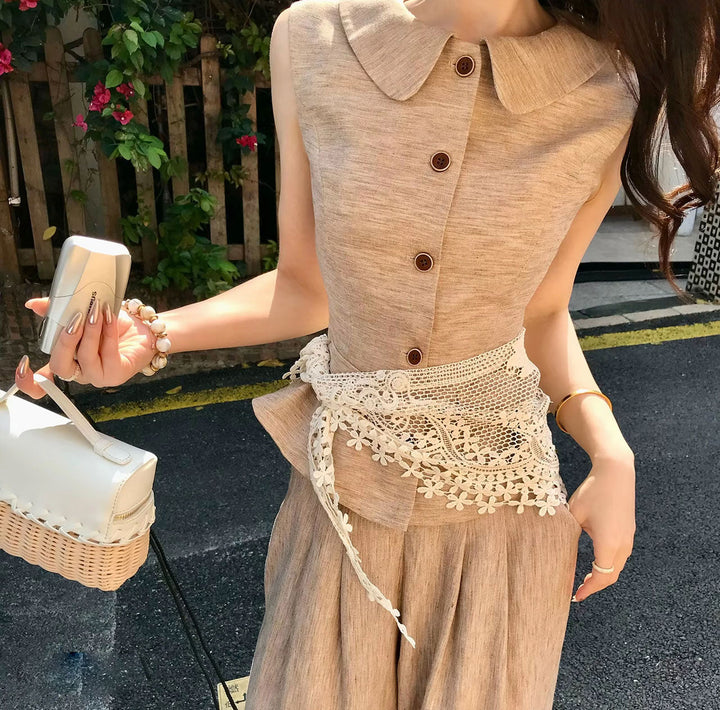 × ワイドパンツ セットアップ — Reina Tokyo