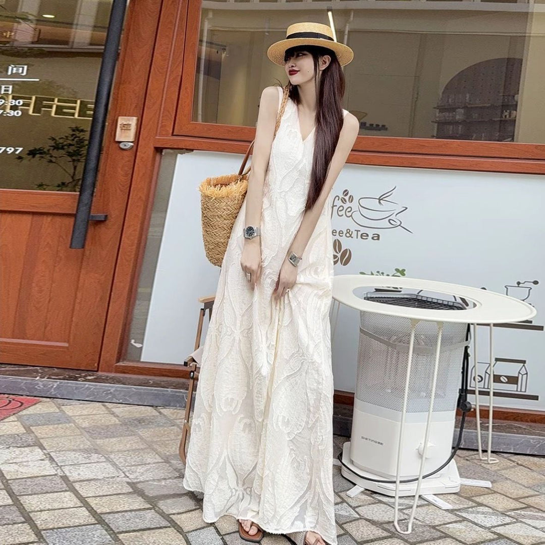 ノースリーブワンピース ゆったり ワンピース — Reina Tokyo
