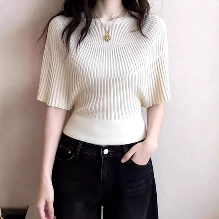 半袖 ハイネック トップス — Reina Tokyo