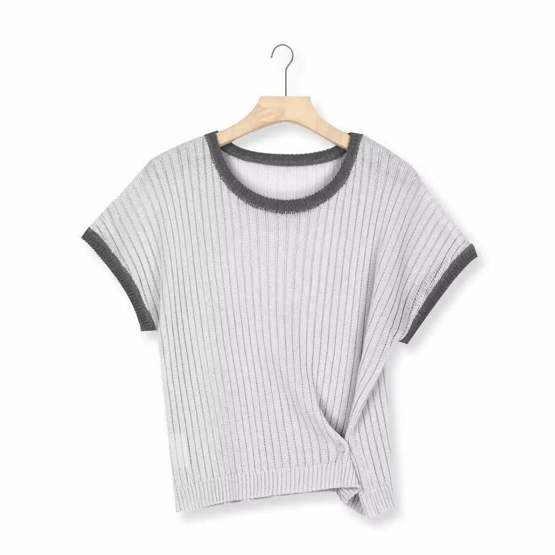 半袖 クルーネック トップス — Reina Tokyo