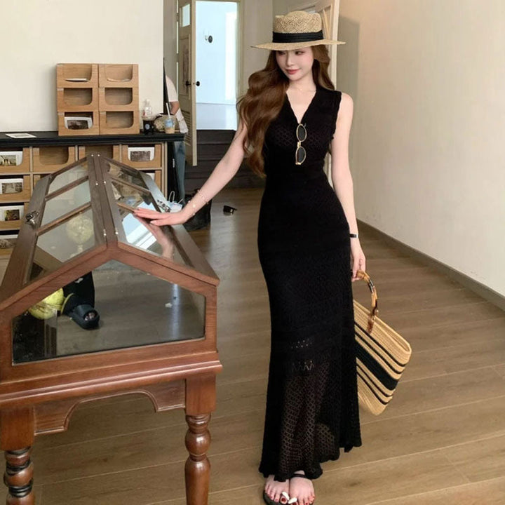 タイトロング丈 体型カバー ワンピース — Reina Tokyo