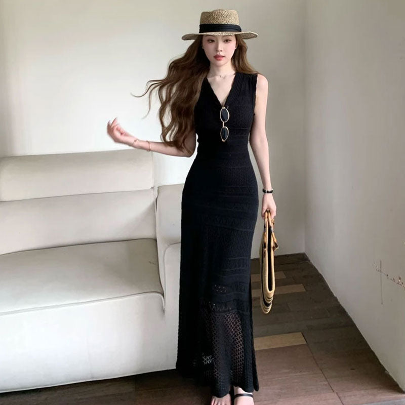 タイトロング丈 体型カバー ワンピース — Reina Tokyo