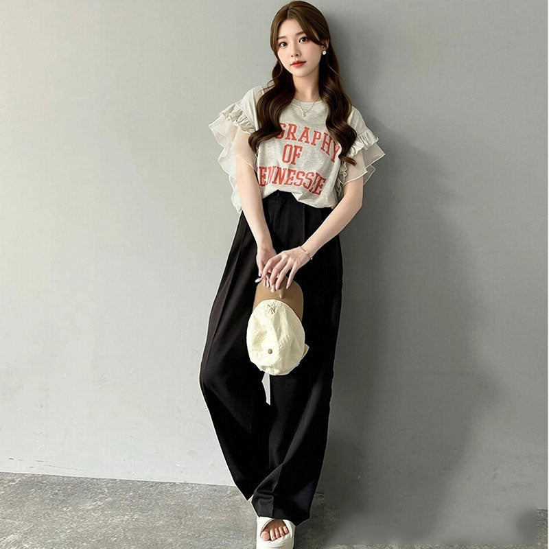 T シャツプリント トップス — Reina Tokyo
