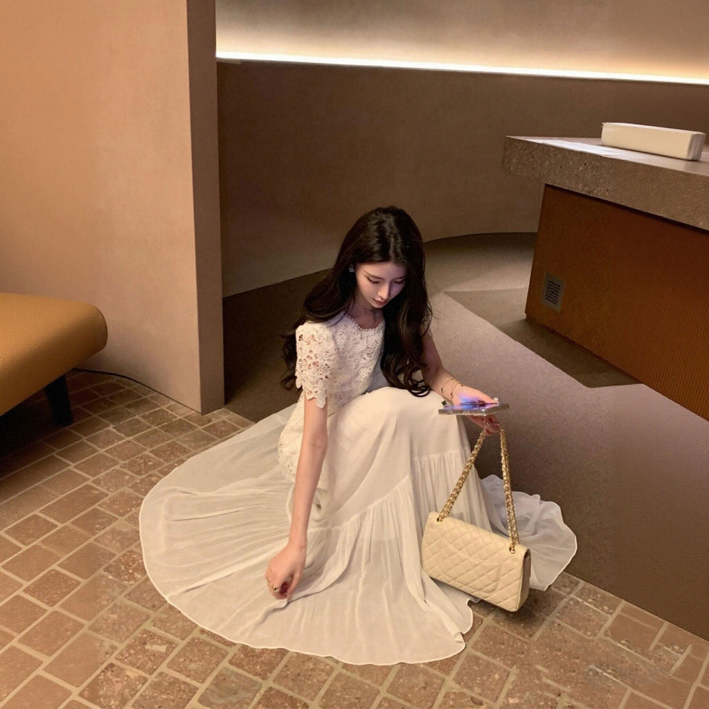 ロングスカート エレガント セットアップ — Reina Tokyo