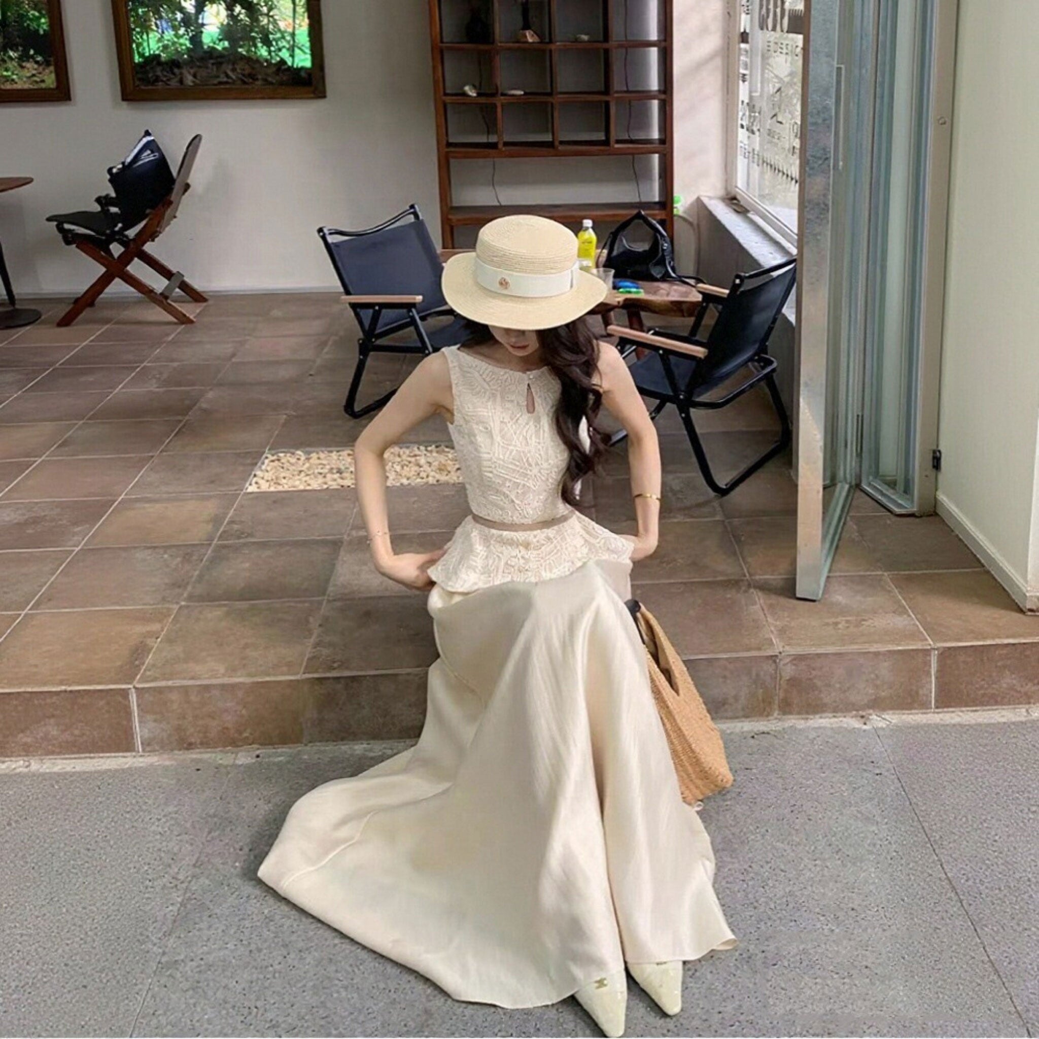 × ロングスカート セットアップ — Reina Tokyo