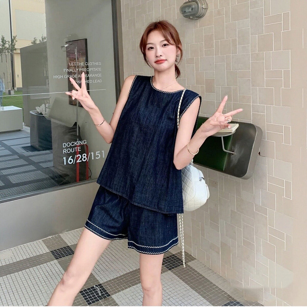 ノースリーブトップス + セットアップ — Reina Tokyo