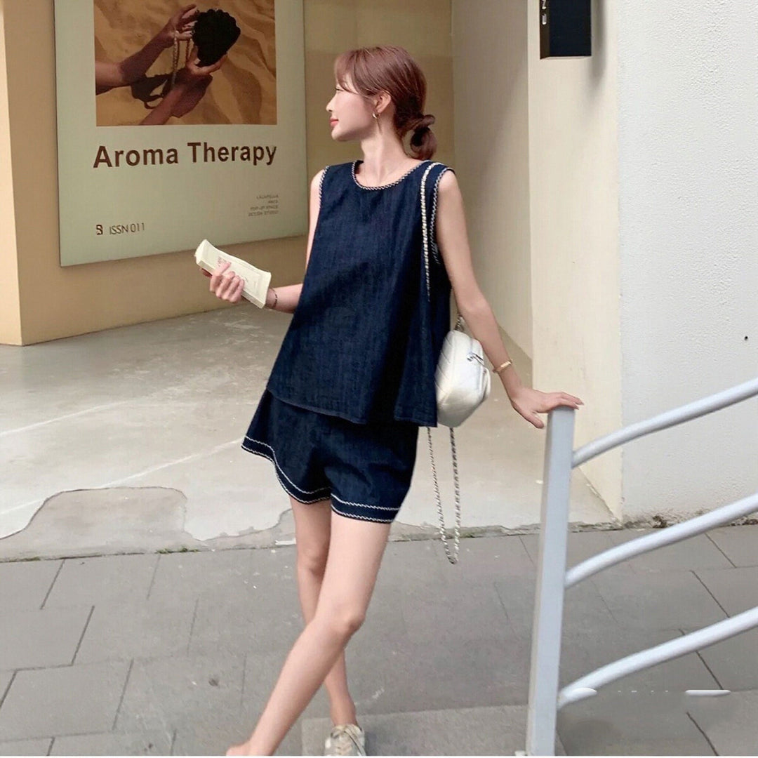 ノースリーブトップス + セットアップ — Reina Tokyo
