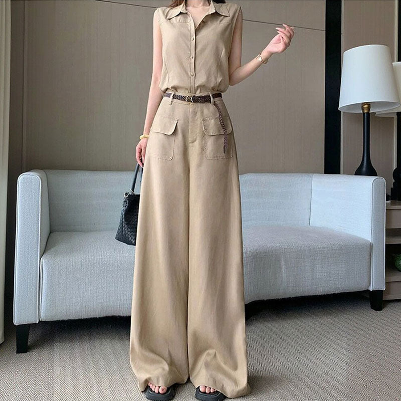 ノースリーブシャツ + セットアップ — Reina Tokyo