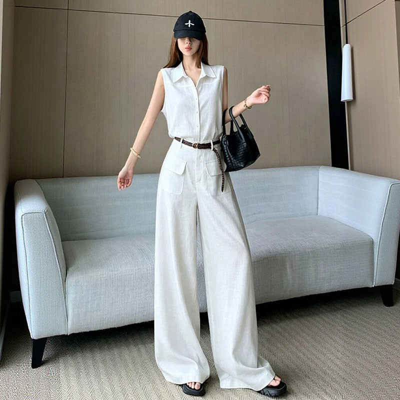 ノースリーブシャツ + セットアップ — Reina Tokyo