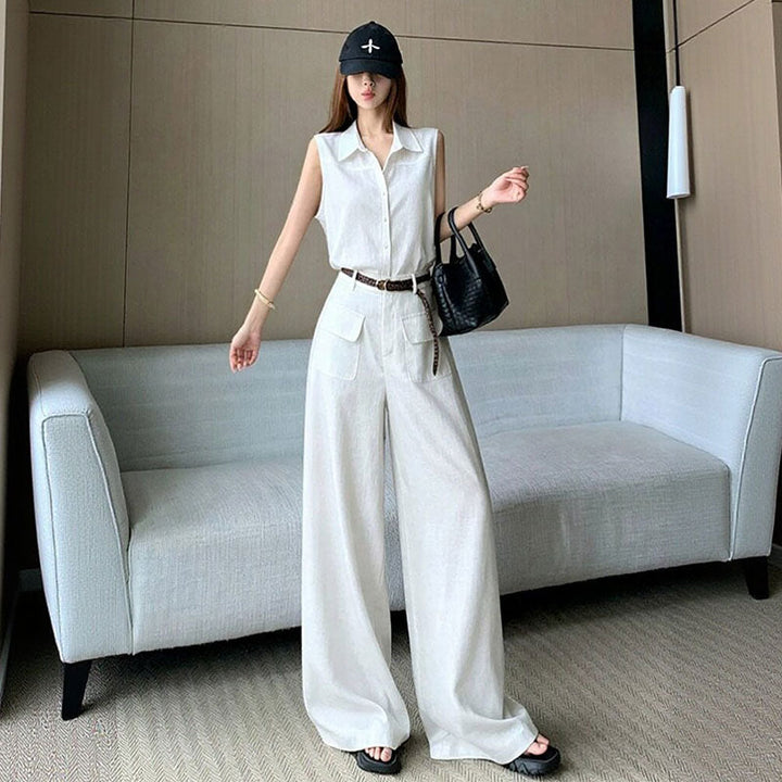 ノースリーブシャツ + セットアップ — Reina Tokyo