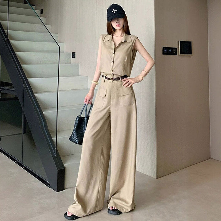 ノースリーブシャツ + セットアップ — Reina Tokyo