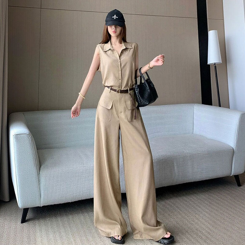 ノースリーブシャツ + セットアップ — Reina Tokyo