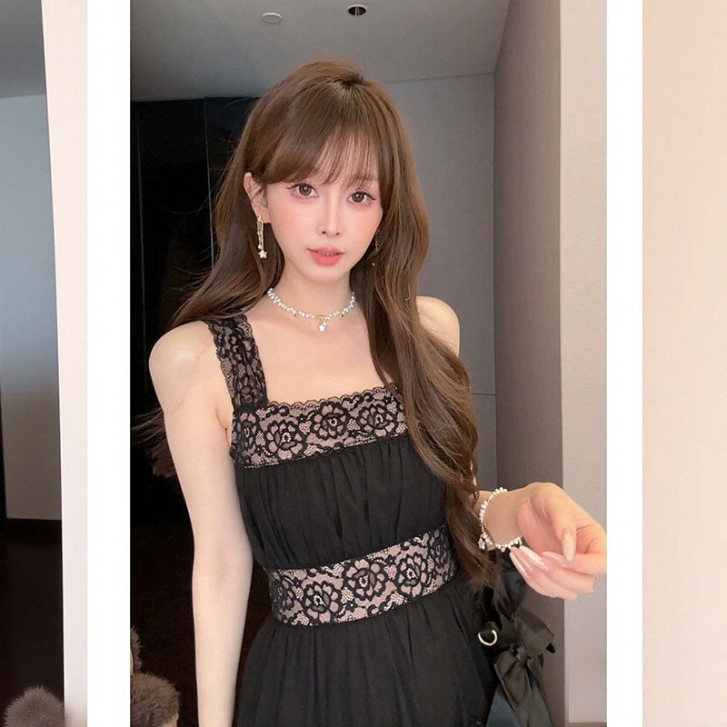 スクエアネック ノースリーブ ワンピース — Reina Tokyo