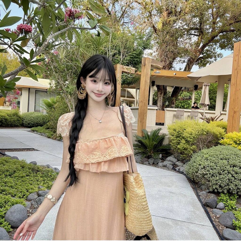 キャミソールワンピース フリル ワンピース — Reina Tokyo