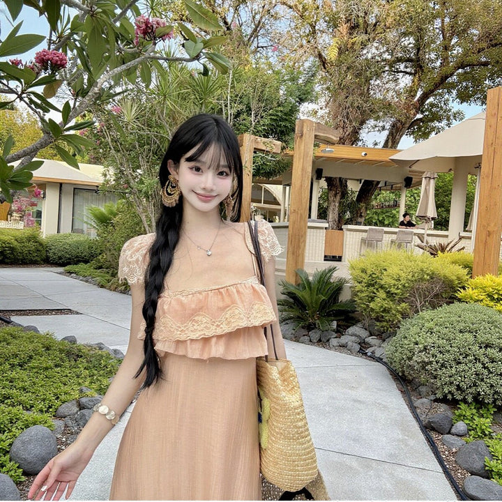 キャミソールワンピース フリル ワンピース — Reina Tokyo