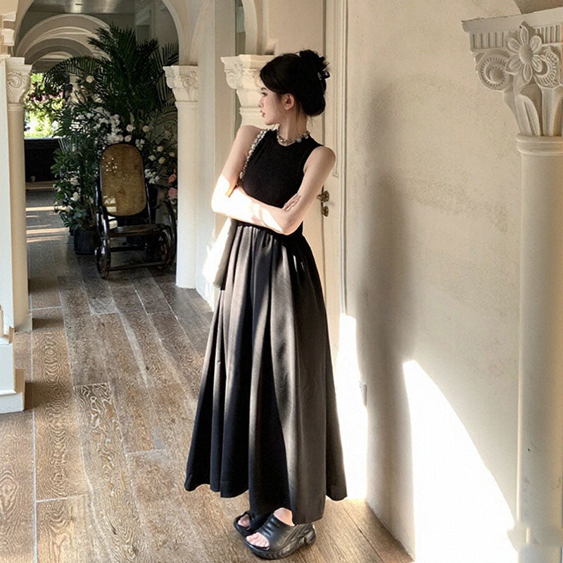 ノースリーブ バックオープン ワンピース — Reina Tokyo