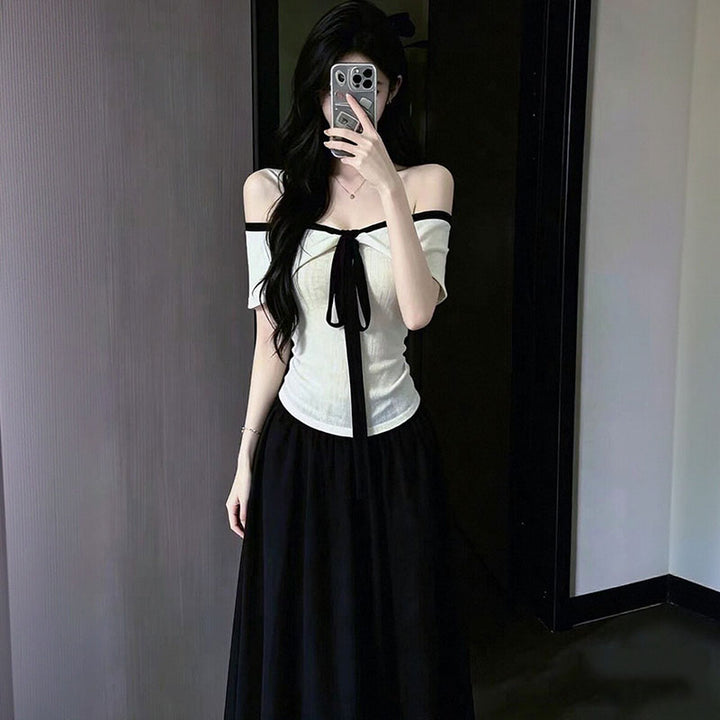 オフショルダートップス × セットアップ — Reina Tokyo
