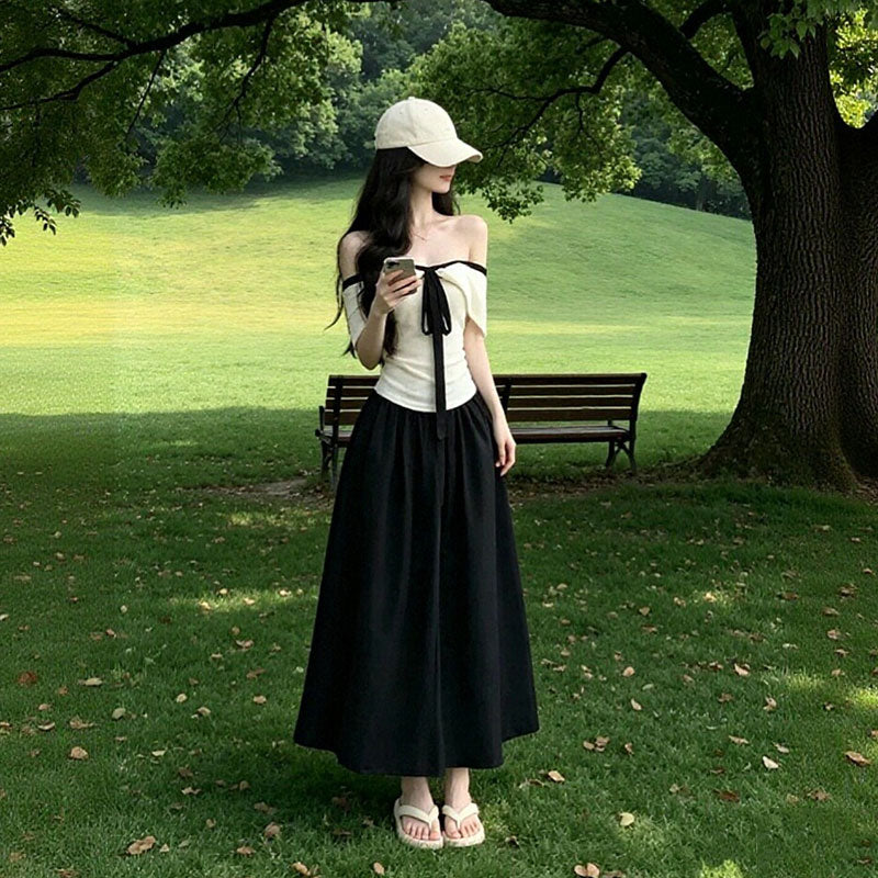 オフショルダートップス × セットアップ — Reina Tokyo