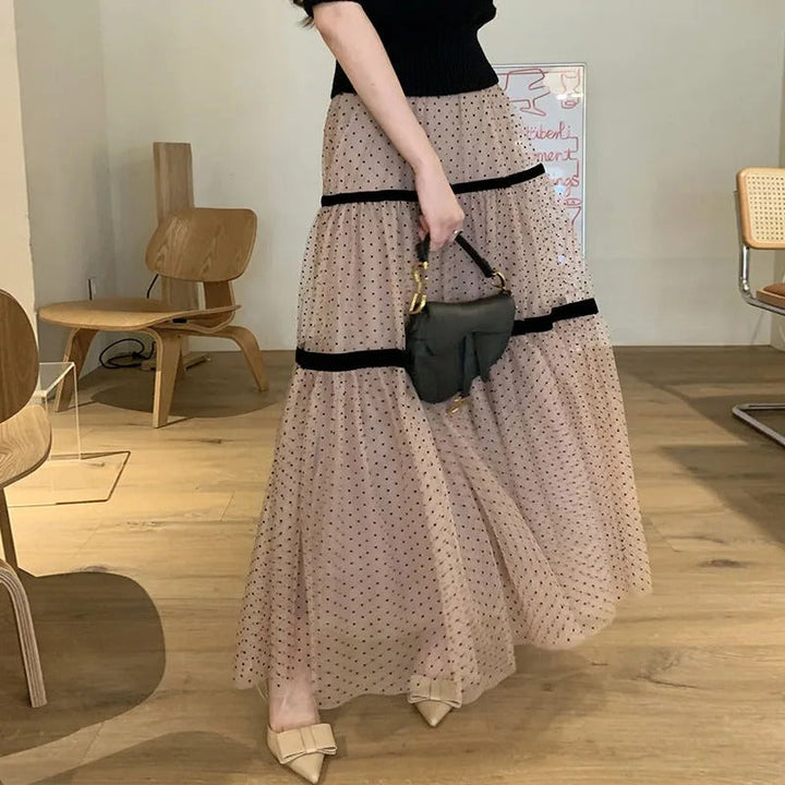 フレア シアーロングスカートボトムス ボトムス — Reina Tokyo