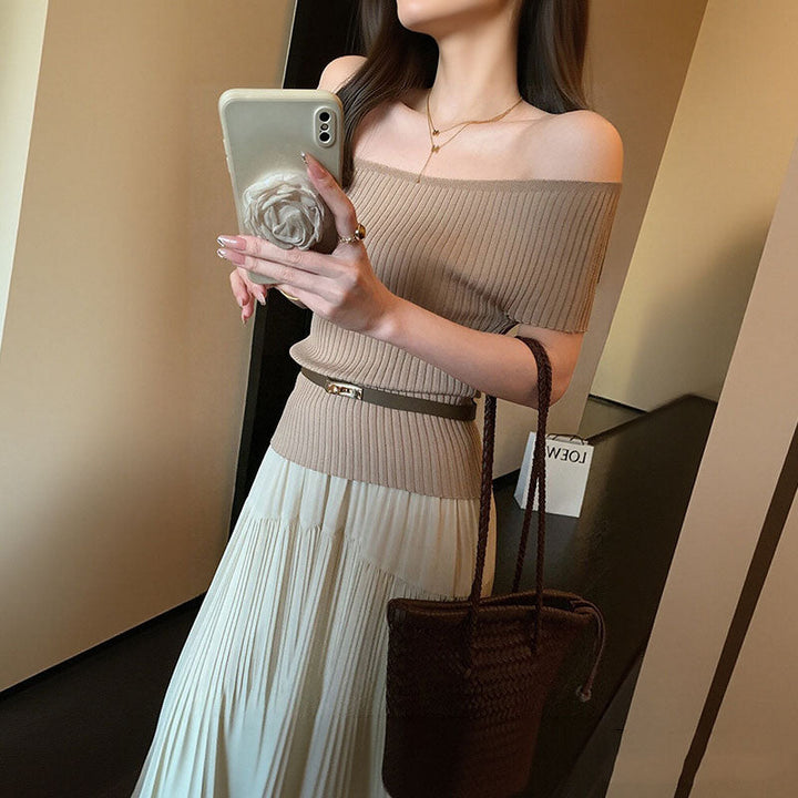オフショルダー ロングスカート セットアップ — Reina Tokyo