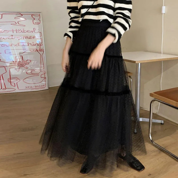 フレア シアーロングスカートボトムス ボトムス — Reina Tokyo