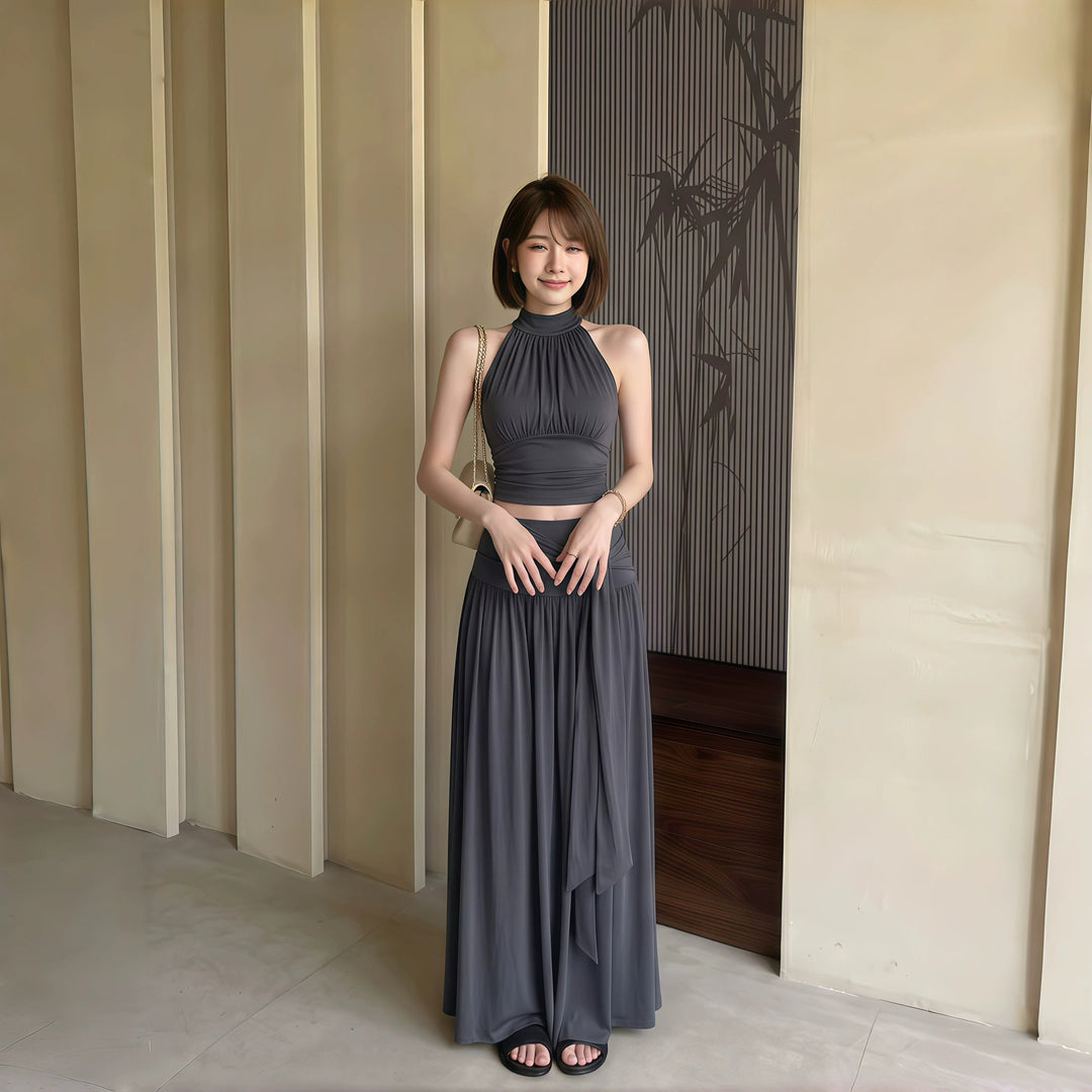ハイネック ノースリーブ セットアップ — Reina Tokyo