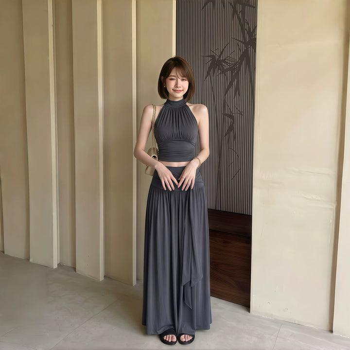 ハイネック ノースリーブ セットアップ — Reina Tokyo