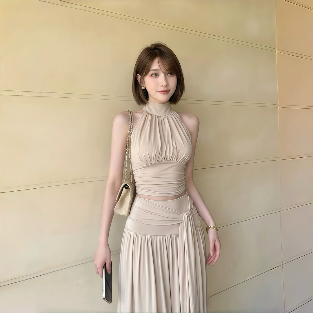 ハイネック ノースリーブ セットアップ — Reina Tokyo