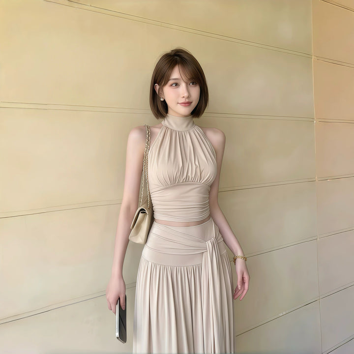 ハイネック ノースリーブ セットアップ — Reina Tokyo
