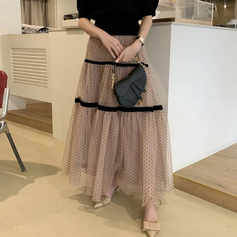 フレア シアーロングスカートボトムス ボトムス — Reina Tokyo