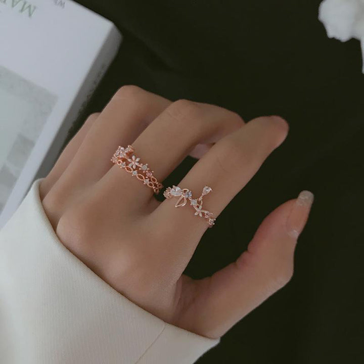 花柄指輪リング2セット 小物 — Reina Tokyo