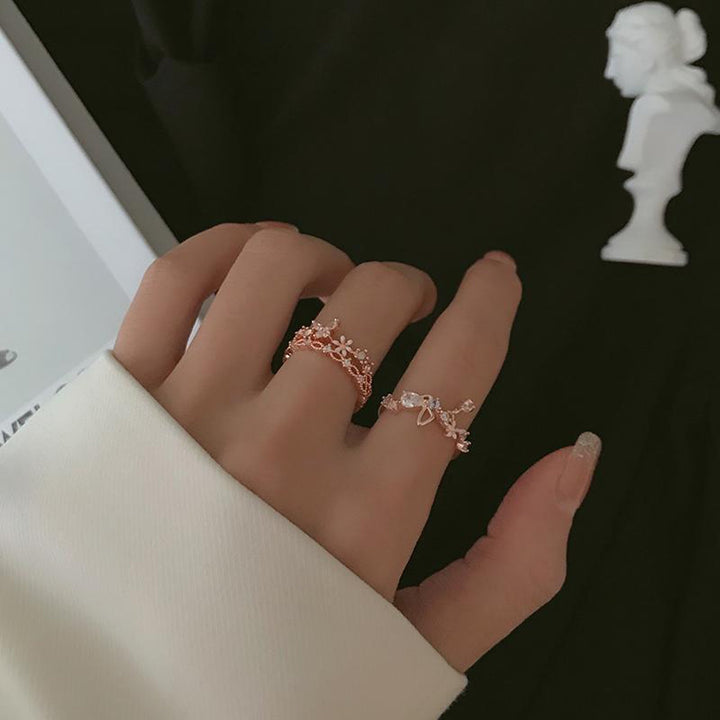 花柄指輪リング2セット 小物 — Reina Tokyo