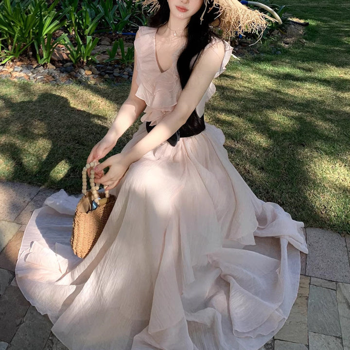 ロング丈 リゾート ワンピース — Reina Tokyo